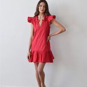 NWT Rachel Dress Cotton Windowpane